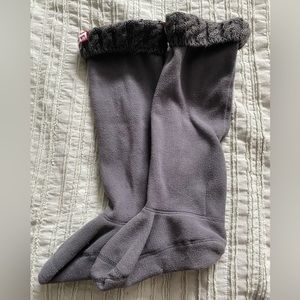 Hunter Boot Sock Inserts Grey Medium